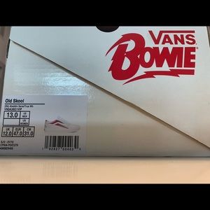 LIMITED EDITION👨🏻‍🎤 Bowie “Aladdin Sane” Vans